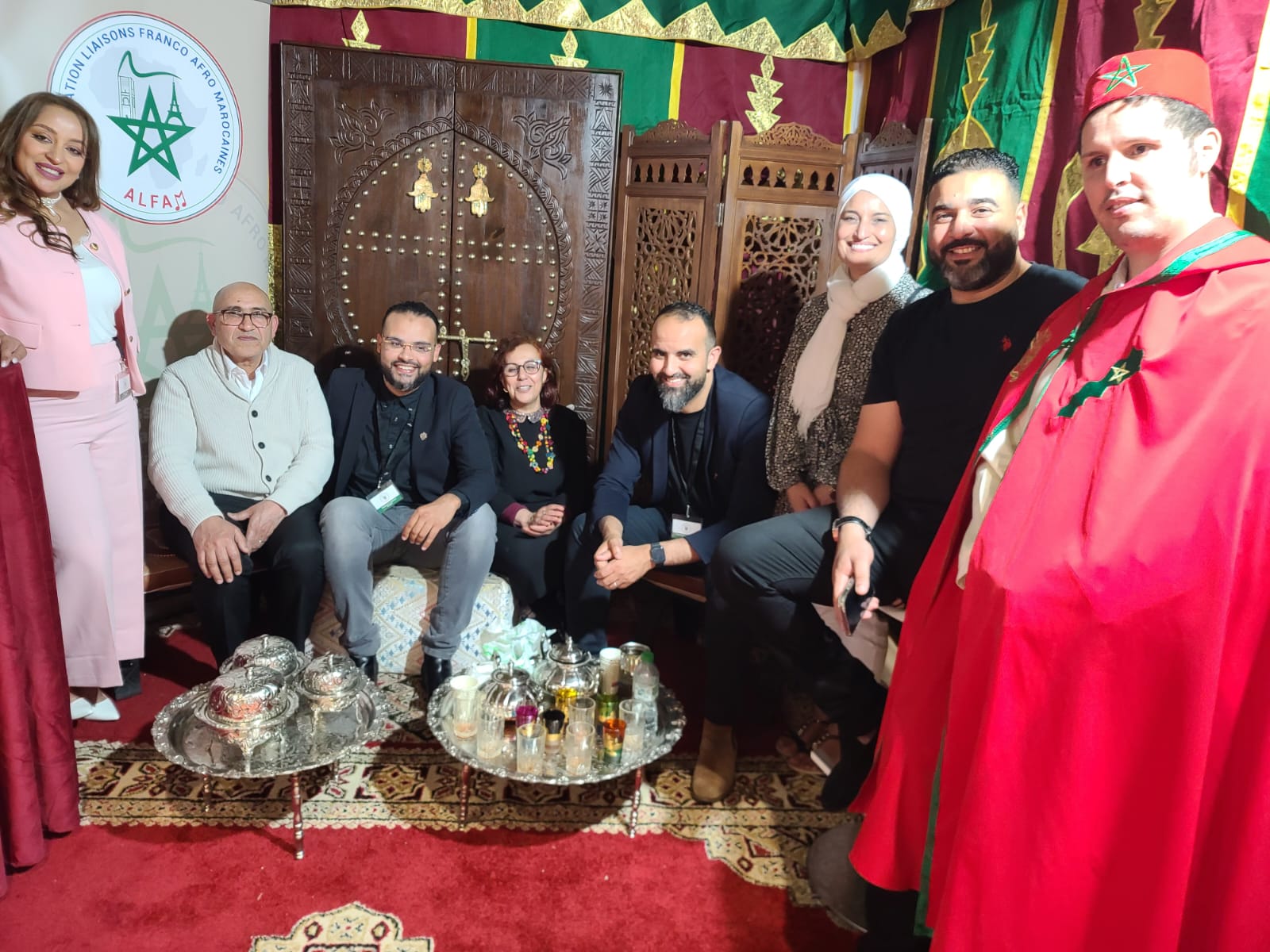 Salon du Maroc à Dreux — moment de partage